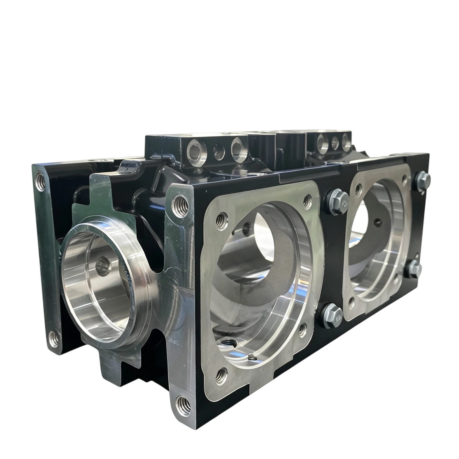 550cc Crankcase for 33KW Two-Cylinder Two-Stroke Gasoline UAV Engine